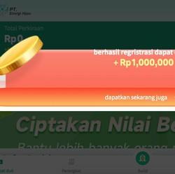 Viral Aplikasi Penghasil Uang Enel Kekuatan Hijau, Legal?