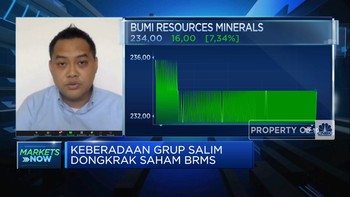 Group Salim Masuk, Saham BRMS Terdongkrak Naik