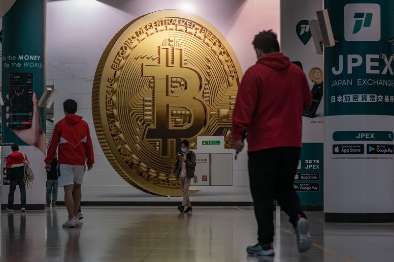 ATM Bitcoin di Krakow, Polandia ATM Bitcoin di Krakow, Polandia, Senin (30/5/2022). (Photo by Beata Zawrzel/NurPhoto via Getty Images)