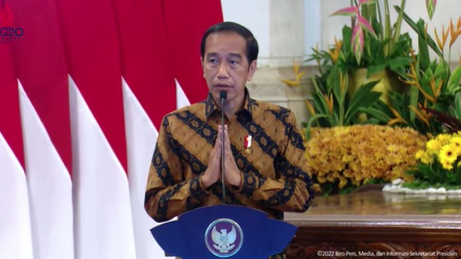 Presiden Joko Widodo dalam Pembukaan Rakornas Pengawasan Intern Pemerintah Tahun 2022, 14 Juni 2022. (Tangkapan layar Youtube Sekretariat Presiden)