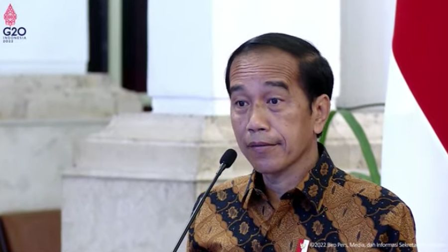 Presiden Joko Widodo dalam Pembukaan Rakornas Pengawasan Intern Pemerintah Tahun 2022, 14 Juni 2022. (Tangkapan layar Youtube Sekretariat Presiden)