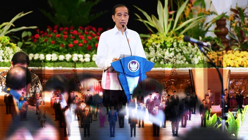 Reshuffle Kabinet Pasukan Menteri Jokowi
