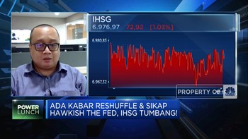 IHSG Tumbang di Tengah Kabar Reshuffle & Hawkish The Fed