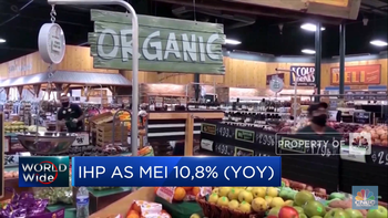 Inflasi Produsen AS di Mei Melonjak Tembus 10,8% (yoy)