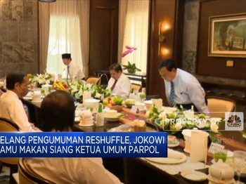 Jelang Reshuffle, Jokowi Jamu Makan Siang Ketua Umum Parpol