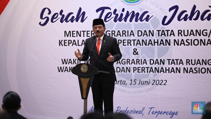 Menteri Agraria dan Tata Ruang/Kepala Badan Pertanahan Nasional (ATR/BPN), Hadi Tjahjanto Menteri Agraria dan Tata Ruang/Kepala Badan Pertanahan Nasional (ATR/BPN), Hadi Tjahjanto. (CNBC Indonesia/ Tri Susilo)