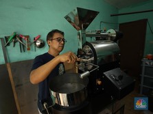 Mesin Roasting Kopi Buatan Tangerang Laris di Malaysia
