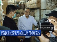 Baru Sehari Dilantik, Mendag Langsung 'Blusukan' Ke Pasar