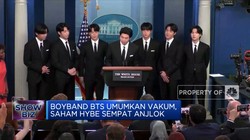 Boyband BTS Umumkan Vakum, Saham Hybe Sempat Anjlok