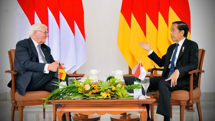 Indonesia dan Jerman memperingati 70 tahun pembukaan hubungan diplomatik pada tahun 2022 ini.( Foto: Laily Rachev - Biro Pers Sekretariat Presiden)