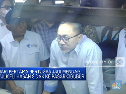 Mendag Baru, Zulkifli Hasan "Blusukan" Ke Pasar