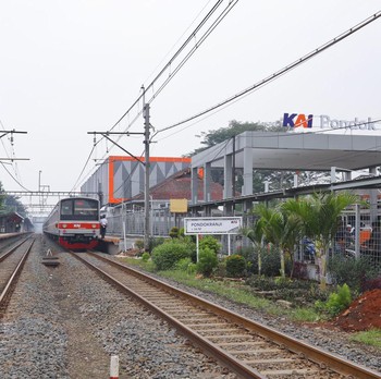 Stasiun KRL di Bintaro Makin Kinclong, Ini Penampakannya