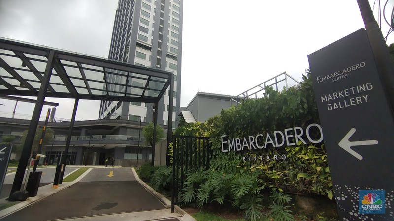 Suasana pembangunan Bintaro Xchange 2 yang berlokasi di Bintaro, Tangerang, Banten, Jumat (17/6/2022). (CNBC Indonesia/ Tri Susilo)