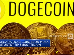 Gegara Dogecoin, Elon Musk Dituntut Rp 3.800 Triliun