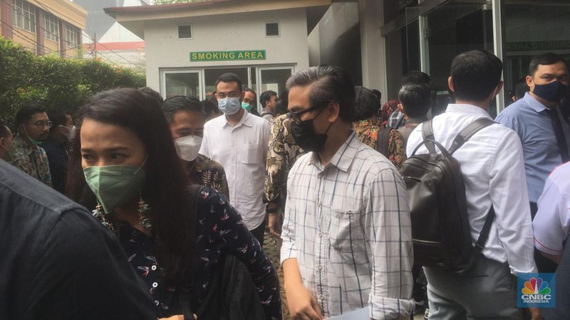 Sidang Penundaan Kewajiban Pembayaran Utang (PKPU) PT Garuda Indonesia di PN Jakarta Pusat, Jumat (17/6/2022). (CNBC Indonesia/Romys Bekinasri)