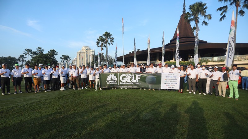 CNBC Indonesia, Golf Turnamen (CNBC Indonesia/Tri Susilo)