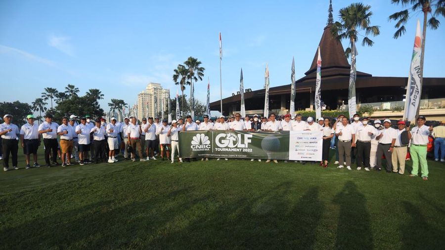 CNBC Indonesia, Golf Turnamen (CNBC Indonesia/Tri Susilo)
