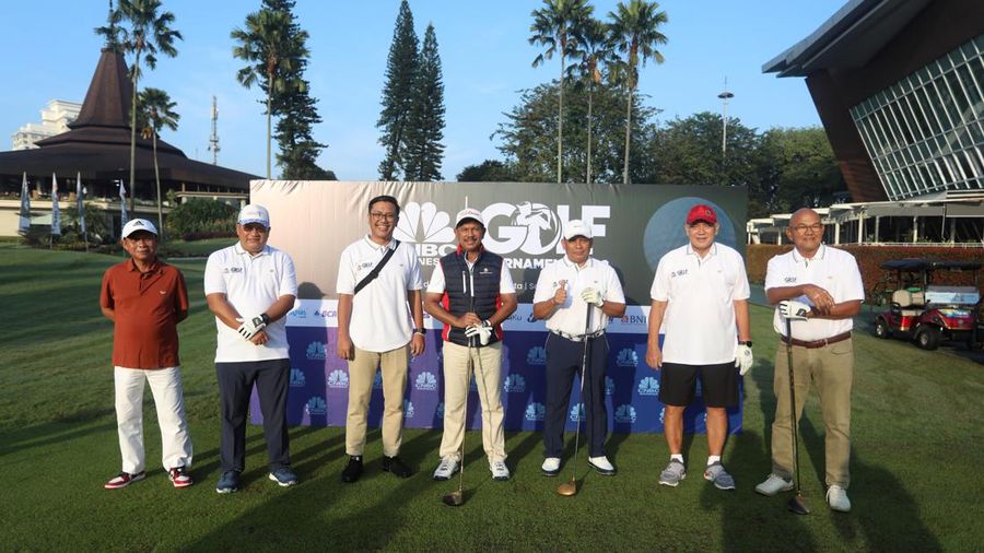 CNBC Indonesia, Golf Turnamen (CNBC Indonesia/Tri Susilo)