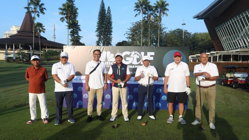 CNBC Indonesia, Golf Turnamen (CNBC Indonesia/Tri Susilo)