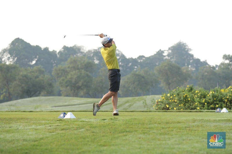 CNBC Indonesia, Golf Turnamen (CNBC Indonesia/Tri Susilo)