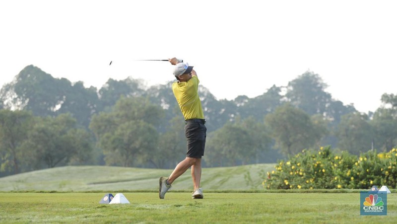 CNBC Indonesia, Golf Turnamen (CNBC Indonesia/Tri Susilo)