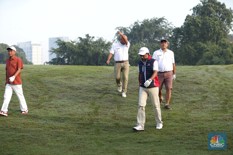CNBC Indonesia, Golf Turnamen (CNBC Indonesia/Tri Susilo)