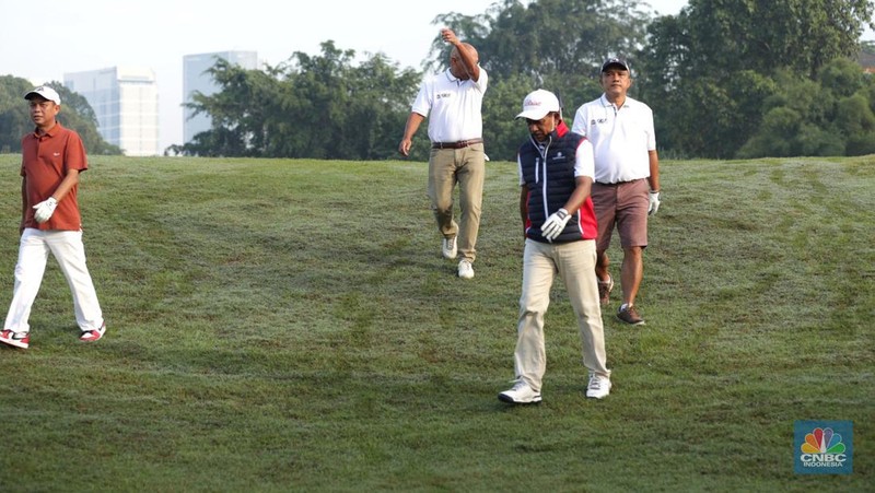 CNBC Indonesia, Golf Turnamen (CNBC Indonesia/Tri Susilo)
