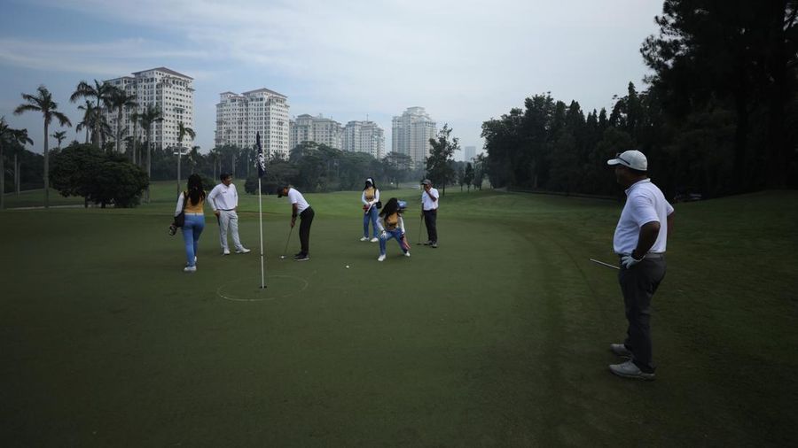 CNBC Indonesia, Golf Turnamen (CNBC Indonesia/Tri Susilo)