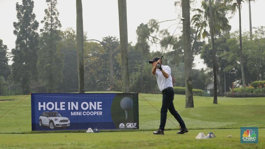 CNBC Indonesia, Golf Turnamen (CNBC Indonesia/Tri Susilo)