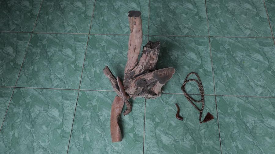 kayu setigi, dewandaru, dan kalimasada khas Karimun Jawa (CNBC Indonesia/Muhammad Sabki)