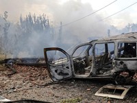 Potret Donetsk Usai Serangan Pengeboman Tentara Ukraina