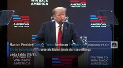 Biden Jatuh, Trump Doakan Baik-baik Saja