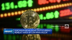 Guncangan Besar Pasar Kripto Membuat Harga Bitcoin Anjlok