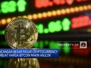 Guncangan Besar Pasar Kripto Membuat Harga Bitcoin Anjlok