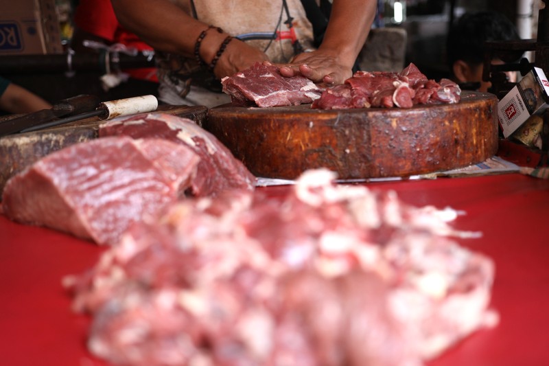 Harga Cabai Di Pasar Kebayoran Lama (CNBC Indonesia/Tri Susilo)