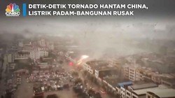Semua Berterbangan, Detik-detik Tornado Hantam Kota China