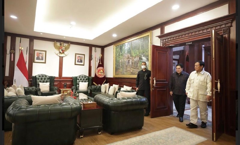 Erick Thohir & Prabowo (Dok. Kementerian BUMN) Erick Thohir & Prabowo (Dok. Kementerian BUMN)