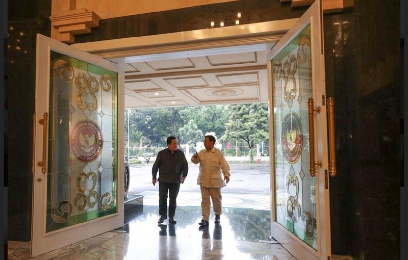 Erick Thohir & Prabowo (Dok. Kementerian BUMN) Erick Thohir & Prabowo (Dok. Kementerian BUMN)
