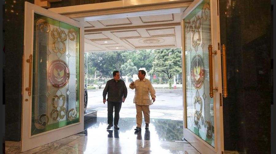 Erick Thohir & Prabowo (Dok. Kementerian BUMN)