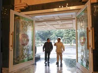 Momen Erick Thohir 'Sowan' Prabowo Subianto di Kantor Kemhan