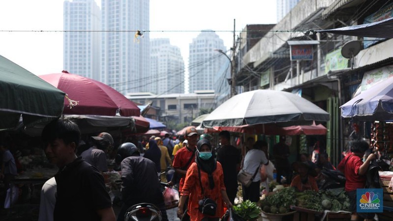 Harga Cabai Di Pasar Kebayoran Lama (CNBC Indonesia/Tri Susilo)