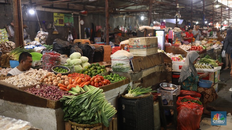 Harga Cabai Di Pasar Kebayoran Lama (CNBC Indonesia/Tri Susilo) Harga Cabai Di Pasar Kebayoran Lama (CNBC Indonesia/Tri Susilo)