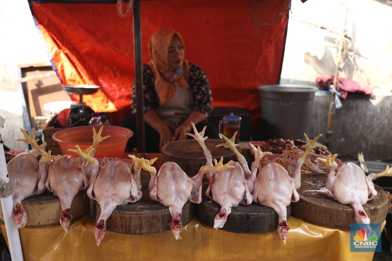 Harga Cabai Di Pasar Kebayoran Lama (CNBC Indonesia/Tri Susilo)