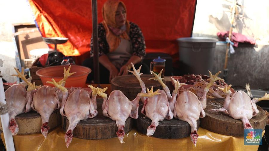 Harga Cabai Di Pasar Kebayoran Lama (CNBC Indonesia/Tri Susilo)