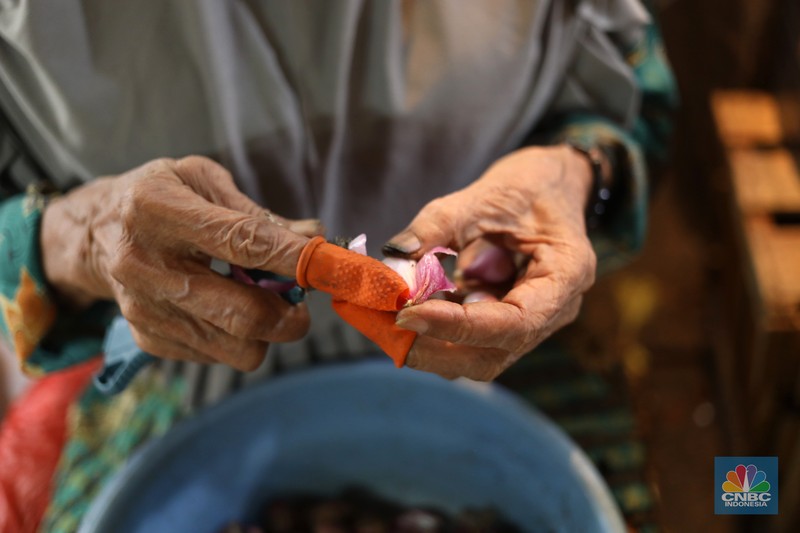 Harga Cabai Di Pasar Kebayoran Lama (CNBC Indonesia/Tri Susilo)