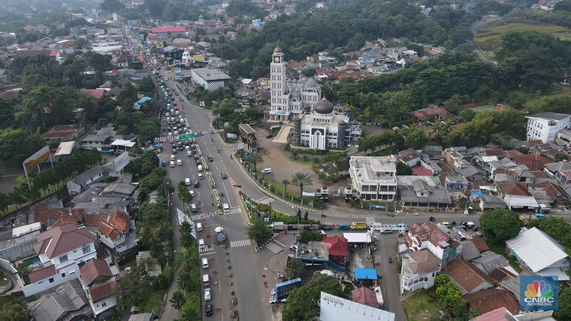Tol Caringin (CNBC Indonesia/Andrean Kristianto)
