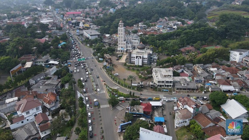 Tol Caringin (CNBC Indonesia/Andrean Kristianto)