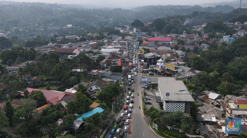 Tol Caringin (CNBC Indonesia/Andrean Kristianto)