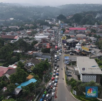 Begini Penampakan Udara Rencana Jalur Proyek Tol di Puncak
