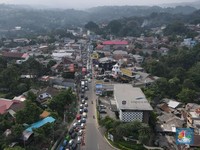 Begini Penampakan Udara Rencana Jalur Proyek Tol di Puncak